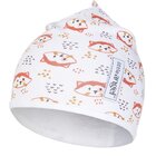 LITTLE ANGEL Čiapka podšitá Outlast® 1 | 36-38 cm biela-panda červená/biela